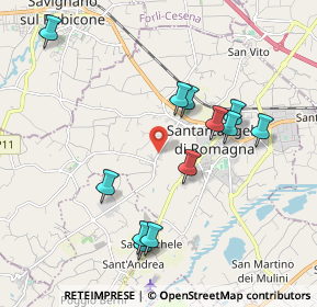 Mappa Via dell'Uso, 47822 Santarcangelo di Romagna RN, Italia (2.0075)