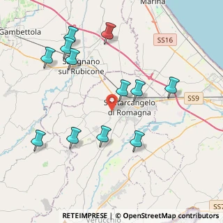 Mappa Via dell'Uso, 47822 Santarcangelo di Romagna RN, Italia (4.43917)