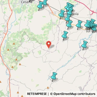 Mappa Via Cella, 47020 Longiano FC, Italia (6.9445)