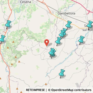 Mappa Via Cella, 47020 Longiano FC, Italia (5.10273)
