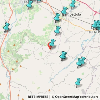 Mappa Via Cella, 47020 Longiano FC, Italia (6.5045)