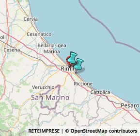Mappa Via Castelfidardo, 47923 Rimini RN, Italia (60.89778)