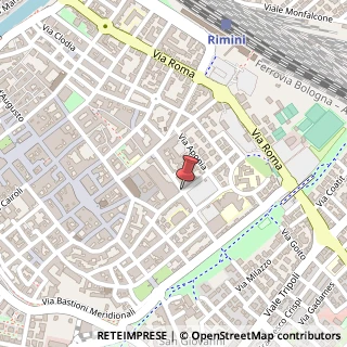 Mappa Via Castelfidardo,  19, 47900 Rimini, Rimini (Emilia Romagna)