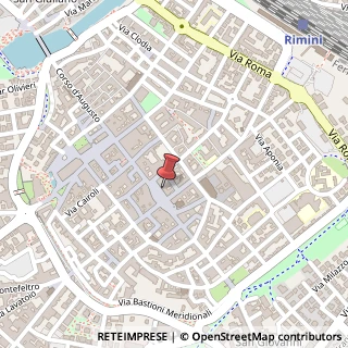 Mappa Piazza Tre Martiri, 43, 47921 Rimini, Rimini (Emilia Romagna)