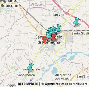 Mappa Via B. Franklin, 47822 Santarcangelo di Romagna RN, Italia (1.12091)