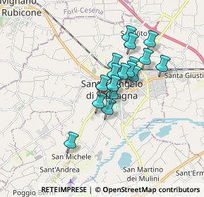 Mappa Via B. Franklin, 47822 Santarcangelo di Romagna RN, Italia (1.28059)