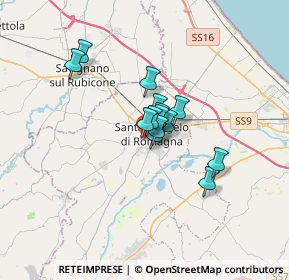 Mappa Via B. Franklin, 47822 Santarcangelo di Romagna RN, Italia (1.99929)