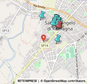 Mappa Via B. Franklin, 47822 Santarcangelo di Romagna RN, Italia (0.4385)