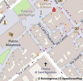 Mappa Vicolo Pescheria, 47921 Rimini RN, Italia (0)