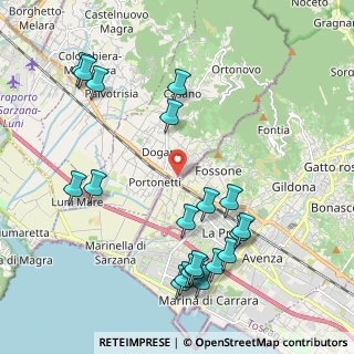 Mappa Via Sette Quartieri, 19034 Ortonovo SP, Italia (2.4635)