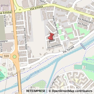 Mappa Via della Ruta, 18, 47921 Rimini, Rimini (Emilia Romagna)