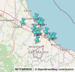 Mappa Via F. Morvillo, 47822 Santarcangelo di Romagna RN, Italia (8.22818)