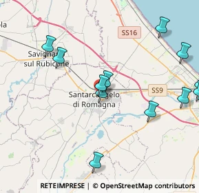 Mappa Via F. Morvillo, 47822 Santarcangelo di Romagna RN, Italia (6.3265)