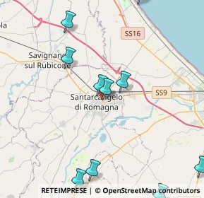 Mappa Via F. Morvillo, 47822 Santarcangelo di Romagna RN, Italia (5.85083)