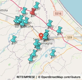 Mappa Via dell'Argilla, 47822 Santarcangelo di Romagna RN, Italia (3.8855)