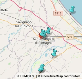 Mappa Via dell'Argilla, 47822 Santarcangelo di Romagna RN, Italia (6.51357)