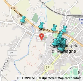 Mappa Via dell'Argilla, 47822 Santarcangelo di Romagna RN, Italia (0.4425)