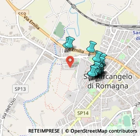 Mappa Via dell'Argilla, 47822 Santarcangelo di Romagna RN, Italia (0.362)