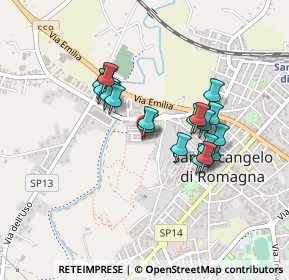 Mappa Via dell'Argilla, 47822 Santarcangelo di Romagna RN, Italia (0.36)