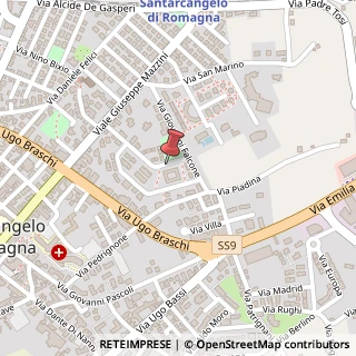 Mappa Via Don Giovanni Verit?, 20, 47822 Santarcangelo di Romagna, Rimini (Emilia Romagna)