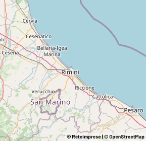 Mappa Viale Misurata, 47923 Rimini RN, Italia (10.54167)