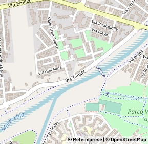Mappa Via dell'Altea, 47921 Rimini RN, Italia (0.18333)