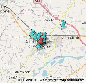 Mappa Via Ugo Braschi, 47822 Santarcangelo di Romagna RN, Italia (0.71917)
