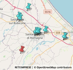 Mappa Via Ugo Braschi, 47822 Santarcangelo di Romagna RN, Italia (3.26364)