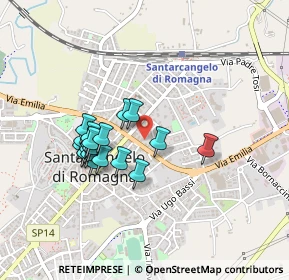 Mappa Via Ugo Braschi, 47822 Santarcangelo di Romagna RN, Italia (0.3845)
