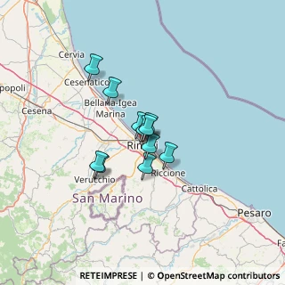 Mappa Corso Giovanni XXIII, 47900 Rimini RN, Italia (8.04364)