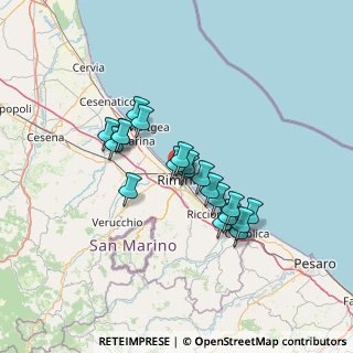 Mappa Corso Giovanni XXIII, 47900 Rimini RN, Italia (10.924)