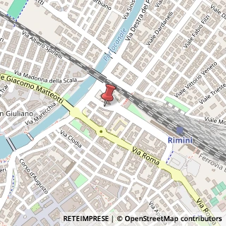 Mappa Via Riccardo Ravegnani, 22, 47921 Rimini, Rimini (Emilia Romagna)