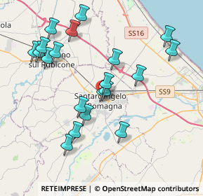 Mappa Via de Garattoni, 47822 Santarcangelo di Romagna RN, Italia (4.051)