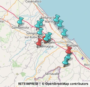 Mappa Via de Garattoni, 47822 Santarcangelo di Romagna RN, Italia (6.47929)