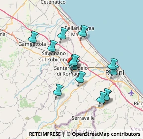 Mappa Via de Garattoni, 47822 Santarcangelo di Romagna RN, Italia (6.52571)
