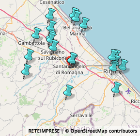 Mappa Via de Garattoni, 47822 Santarcangelo di Romagna RN, Italia (8.334)