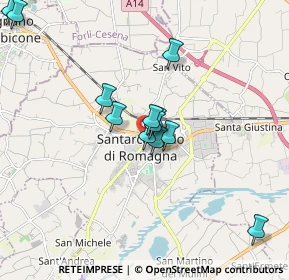 Mappa Via de Garattoni, 47822 Santarcangelo di Romagna RN, Italia (1.66417)