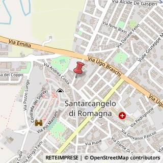 Mappa Via Federico Montevecchi, 18, 47822 Santarcangelo di Romagna, Rimini (Emilia Romagna)