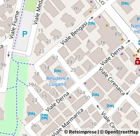 Mappa Viale Cirene, 47921 Rimini RN, Italia (0.08)