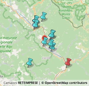 Mappa Vicolo cavalcavia-località biagi, 55027 Gallicano LU, Italia (5.8175)