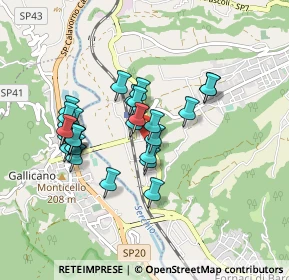 Mappa Vicolo cavalcavia-località biagi, 55027 Gallicano LU, Italia (0.77778)