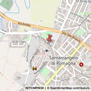 Mappa Via Andrea Costa, 53, 47822 Santarcangelo di Romagna, Rimini (Emilia Romagna)