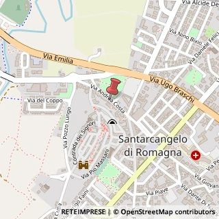 Mappa Via Andrea Costa, 59, 47822 Santarcangelo di Romagna, Rimini (Emilia Romagna)