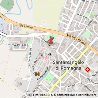 Mappa Via Andrea Costa, 55, 47822 Santarcangelo di Romagna, Rimini (Emilia Romagna)