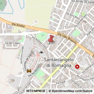 Mappa Via F. Montevecchi, 9, 47822 Santarcangelo di Romagna, Rimini (Emilia Romagna)