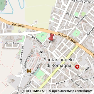 Mappa Via Federico Montevecchi, 15, 47822 Santarcangelo di Romagna, Rimini (Emilia Romagna)