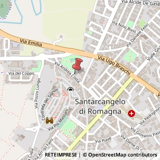 Mappa Via Andrea Costa, 30, 47822 Santarcangelo di Romagna, Rimini (Emilia Romagna)