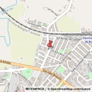 Mappa Via Federico Montevecchi, 41, 47822 Santarcangelo di Romagna, Rimini (Emilia Romagna)