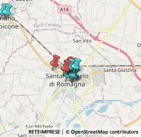 Mappa Via Ippolito Nievo, 47822 Santarcangelo di Romagna RN, Italia (1.31167)