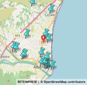 Mappa SS 1 Via Aurelia, 17031 Albenga SV, Italia (2.11)